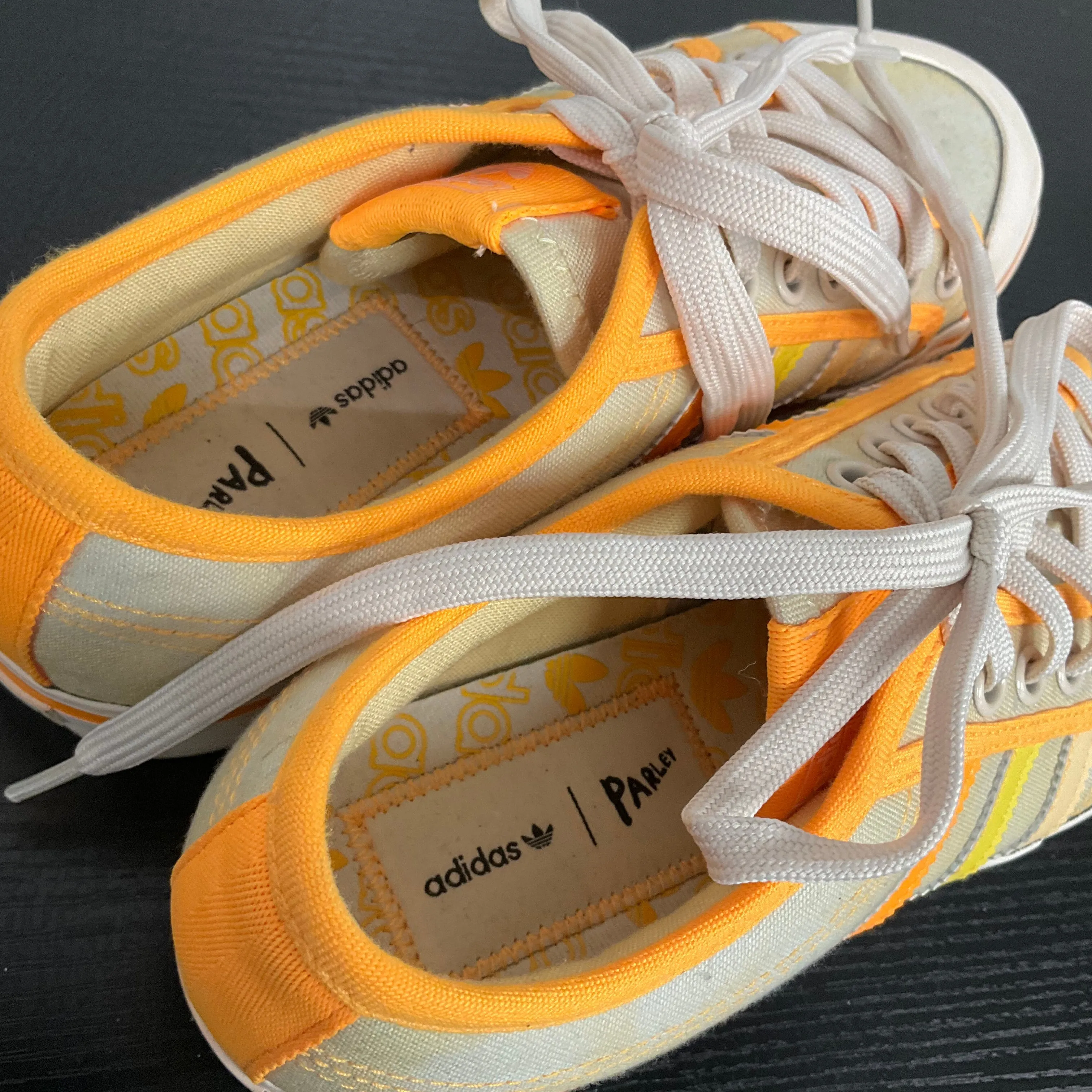 Shoes Sneakers Platform By Adidas In Yellow, Size:9.5