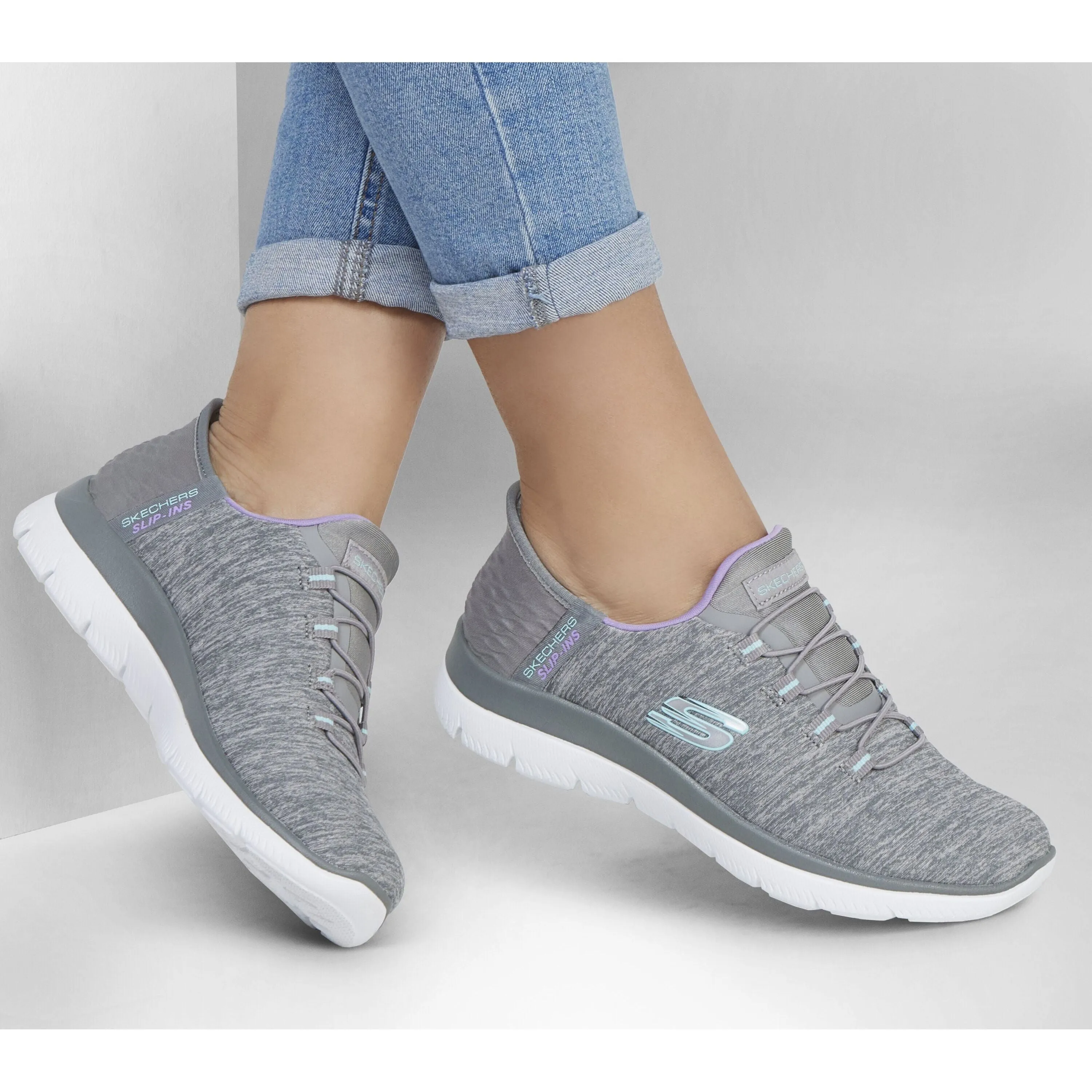 SKECHERS SLIP-INS: SUMMITS -DAZZLING HAZE WOMEN'S