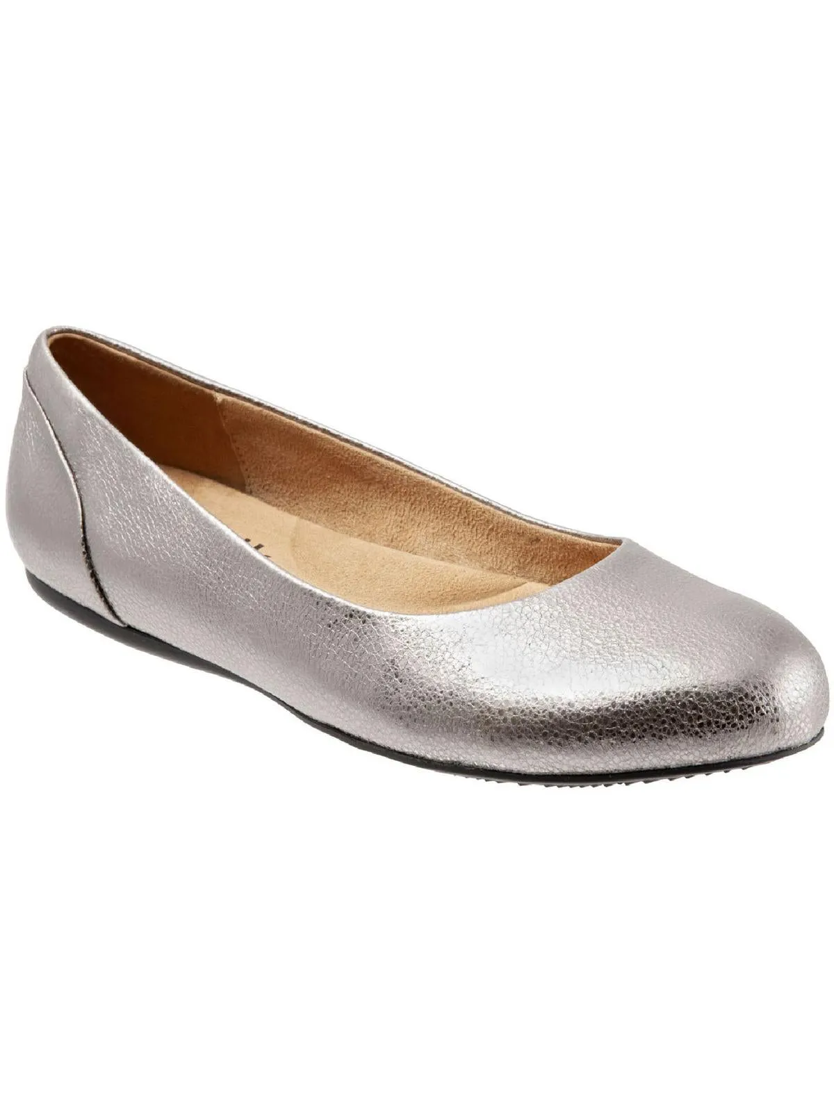 Sonoma Womens Leather Padded Insole Ballet Flats