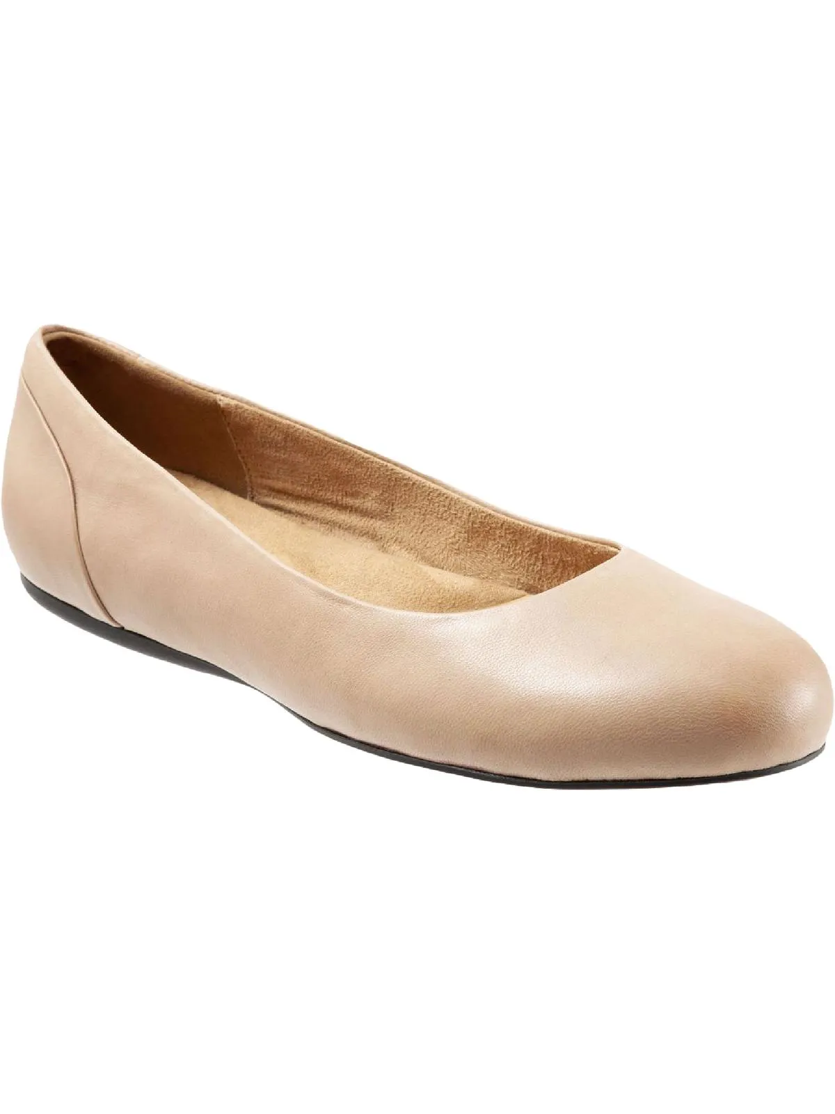 Sonoma Womens Leather Padded Insole Ballet Flats