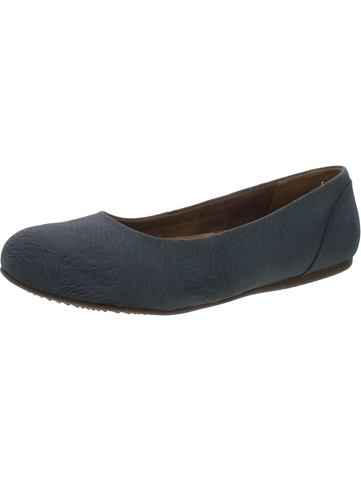 Sonoma Womens Leather Padded Insole Ballet Flats