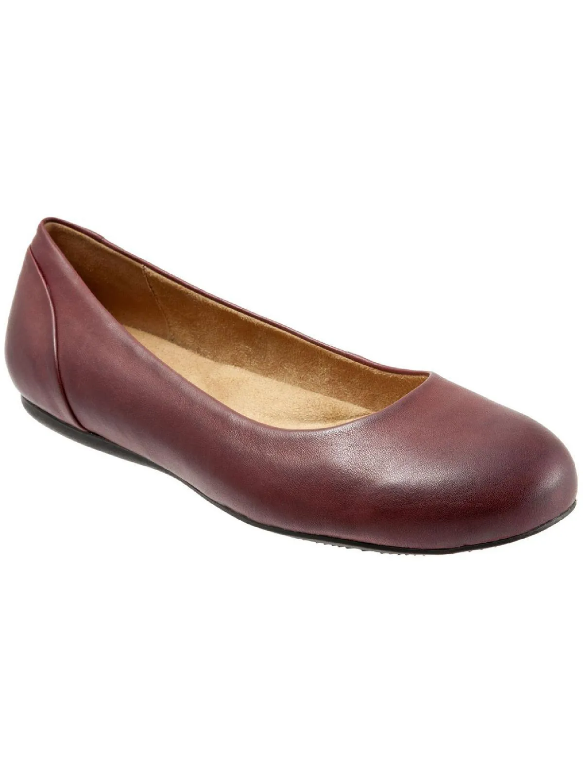Sonoma Womens Leather Padded Insole Ballet Flats