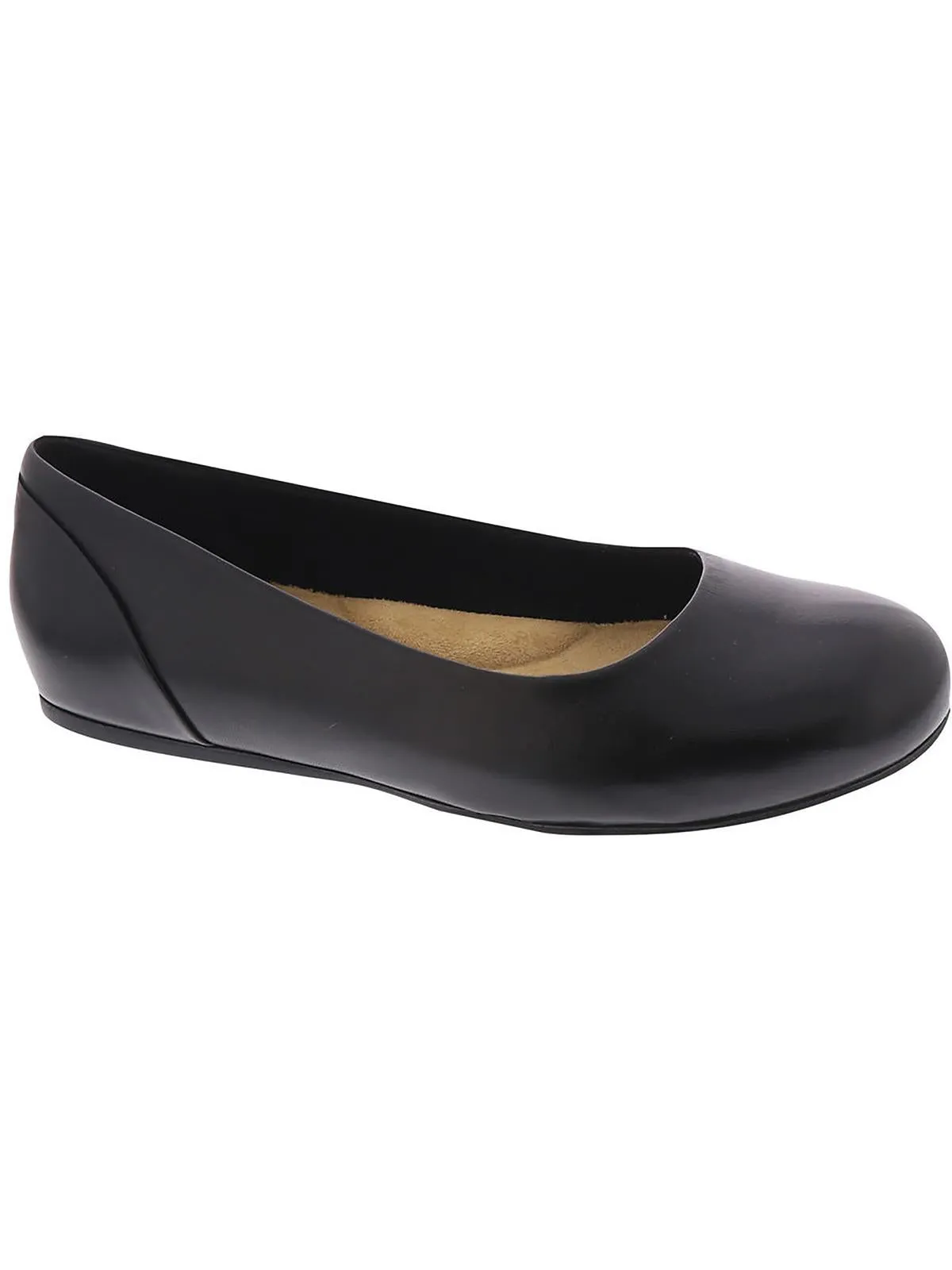 Sonoma Womens Leather Padded Insole Ballet Flats
