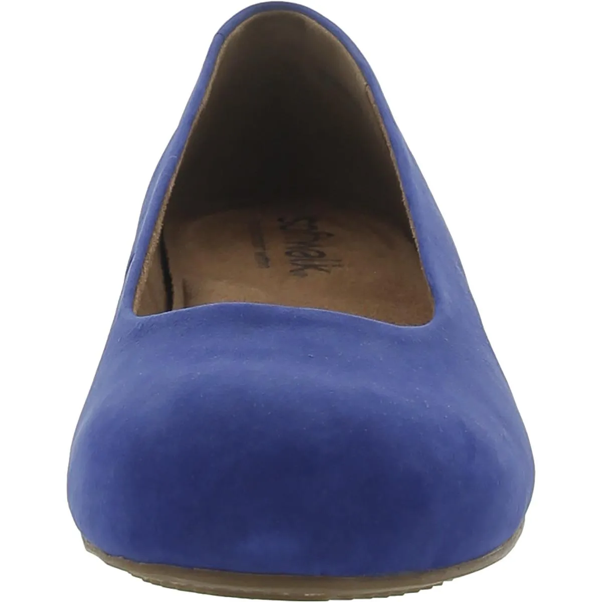 Sonoma Womens Leather Padded Insole Ballet Flats