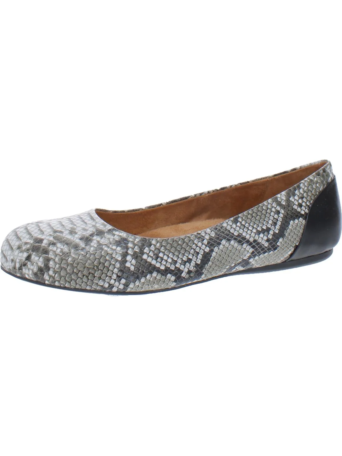 Sonoma Womens Leather Padded Insole Ballet Flats