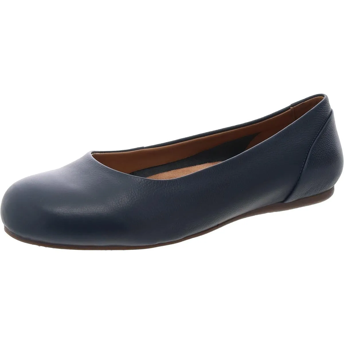 Sonoma Womens Leather Padded Insole Ballet Flats