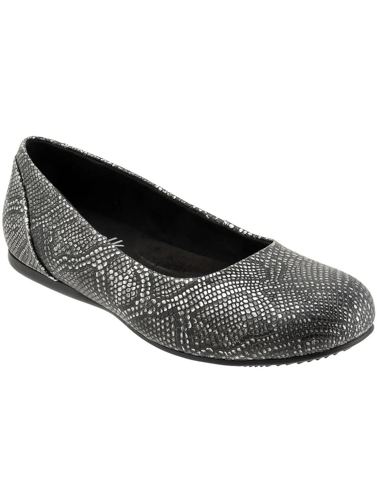 Sonoma Womens Leather Padded Insole Ballet Flats