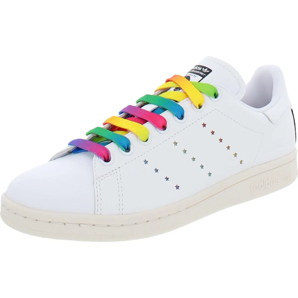Stan Smith Womens Faux Leather Lace Up Casual and Fashion Sneakers