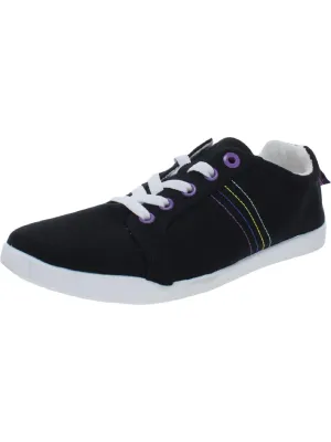 Stinson Womens Canvas Lace Up Casual and Fashion Sneakers