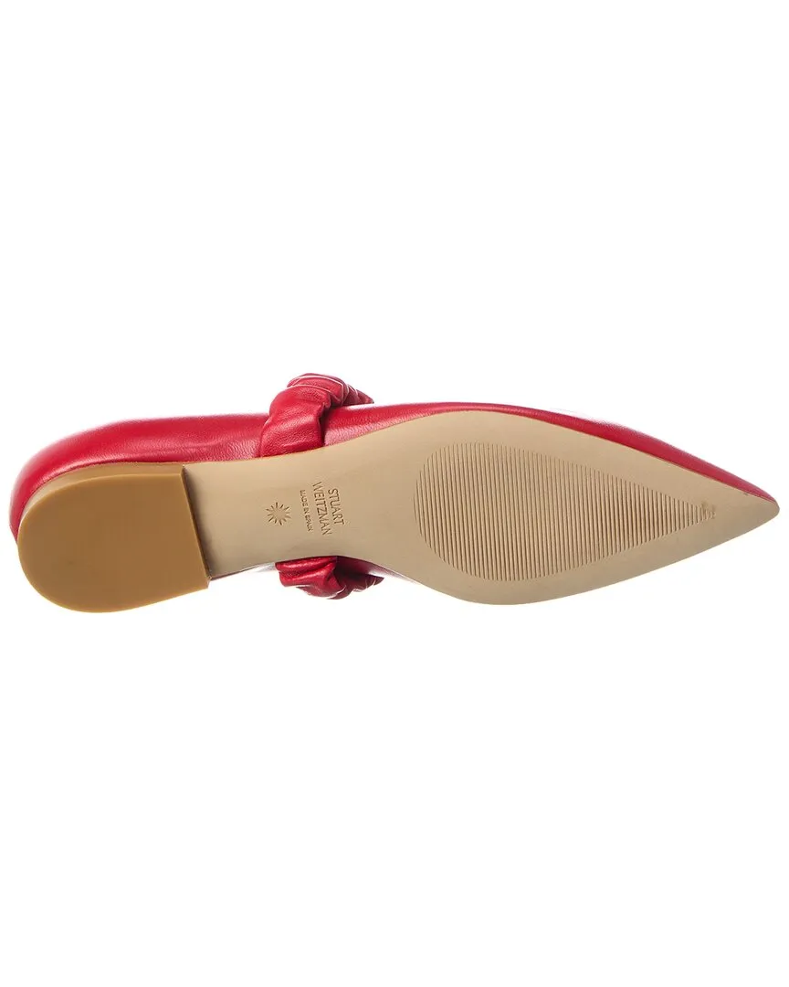 Stuart Weitzman Maxine Leather Ballet Flat