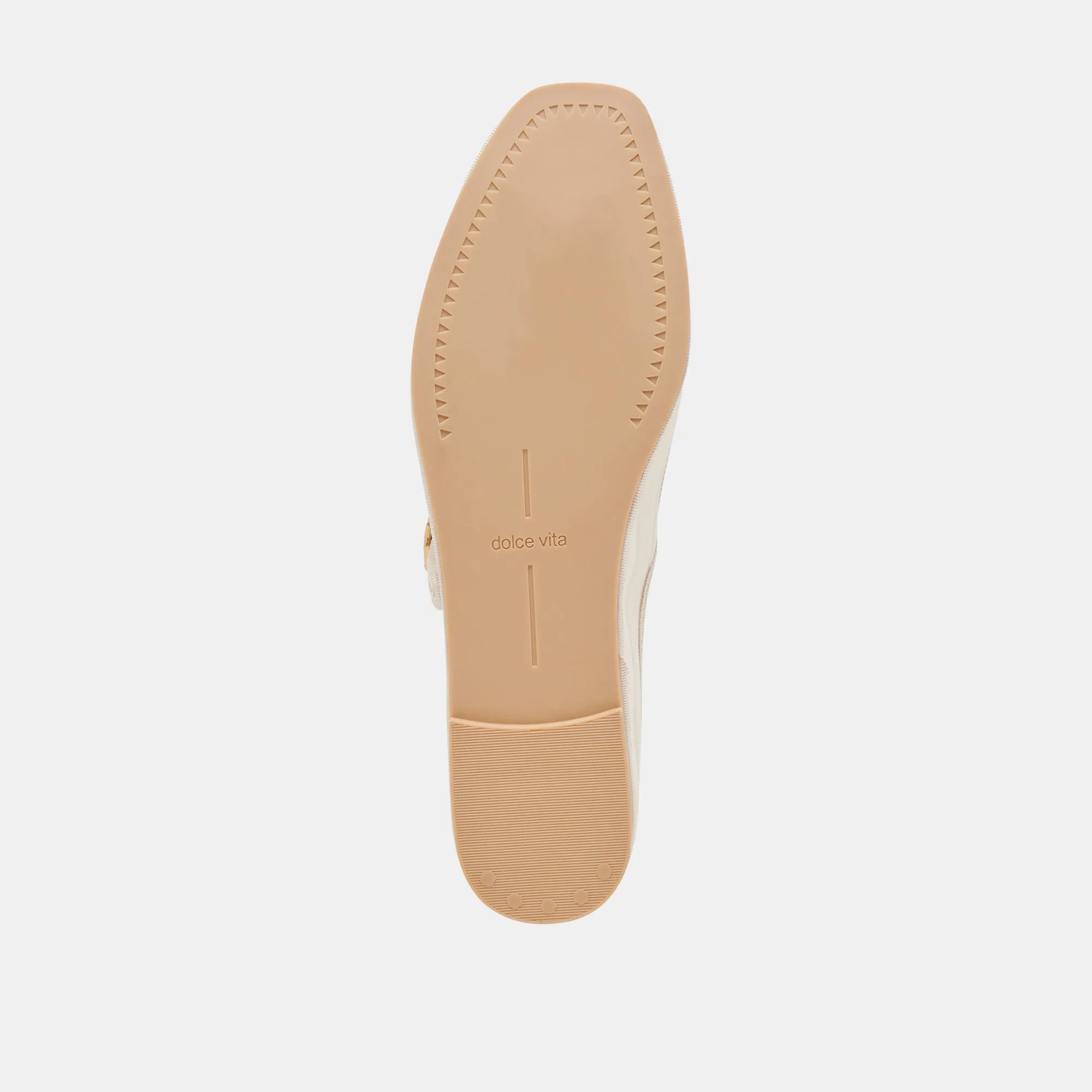 TAMEKA BALLET FLATS BONE STRIPE MESH