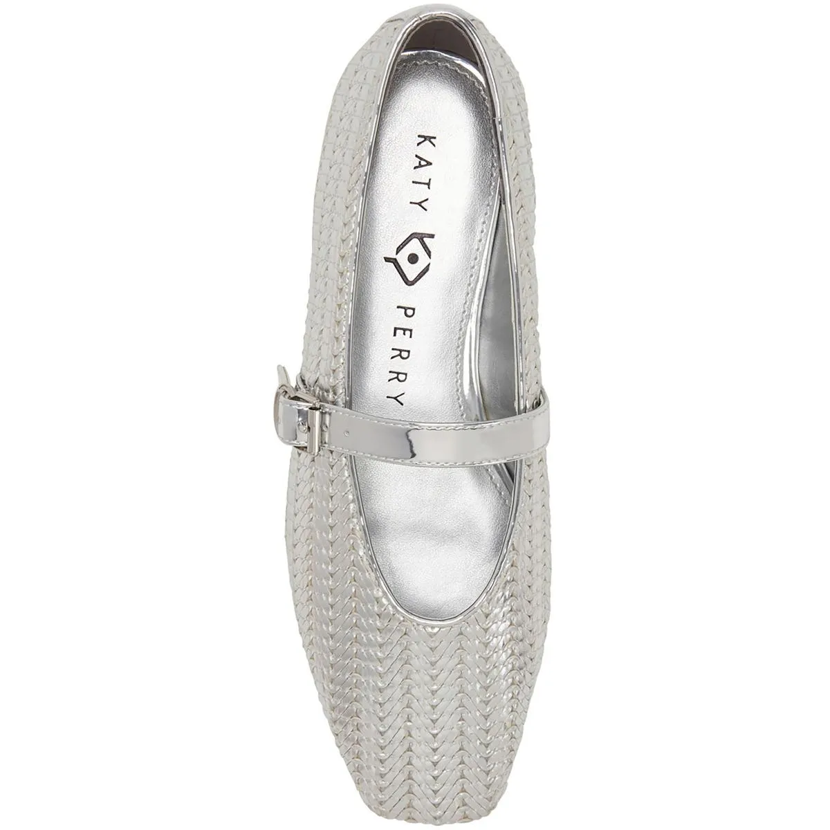 The Evie Mary Jane Womens Metallic Snakeskin Mary Janes