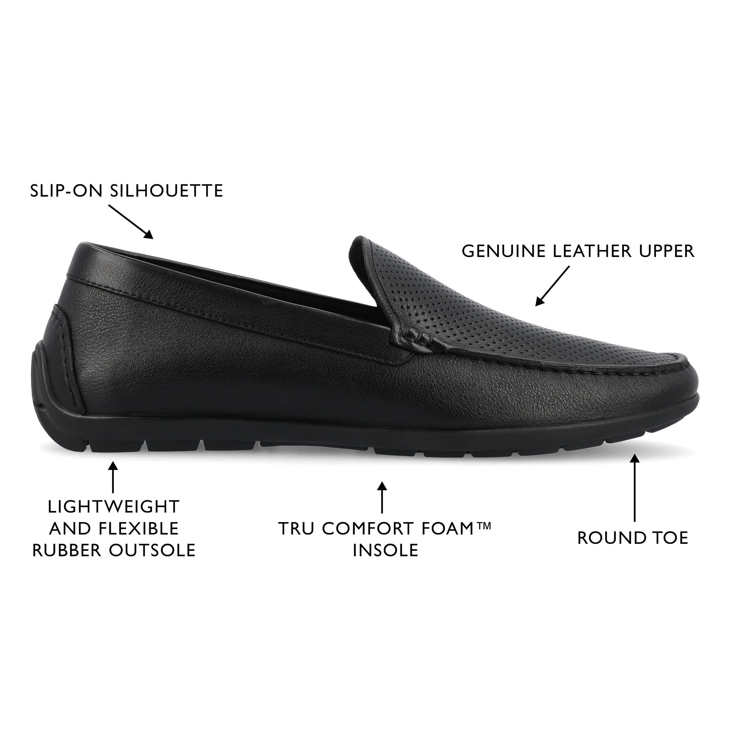 Thomas & Vine Jaden Moc Toe Driving Loafer