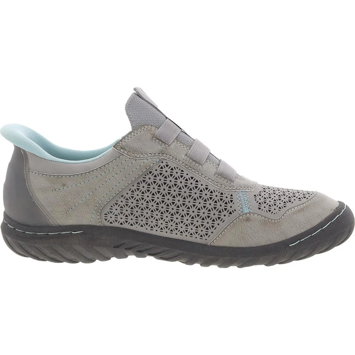 Tova Touchless Womens Laser Cut Faux Leather Running & Training Shoes