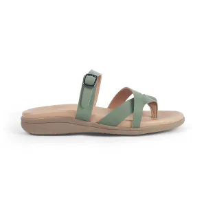Tresmode Mos Green Women's Casual Flats