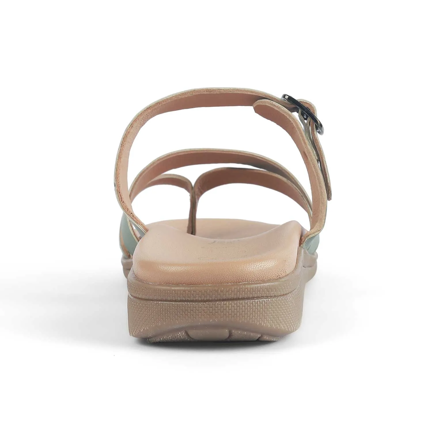 Tresmode Mos Green Women's Casual Flats