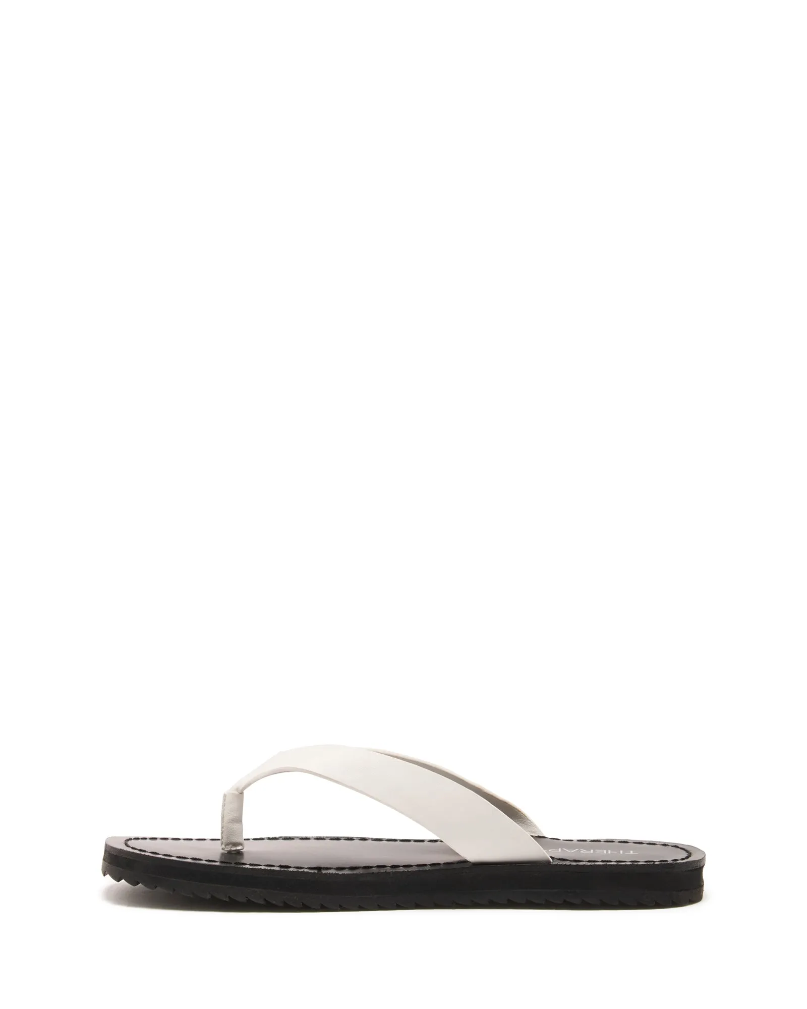 Undone Thong Sandal White