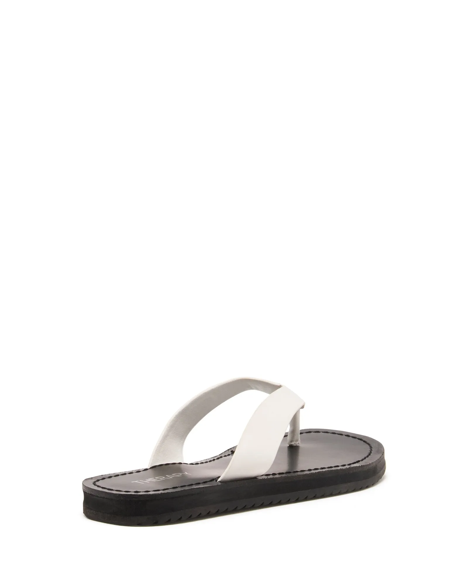 Undone Thong Sandal White