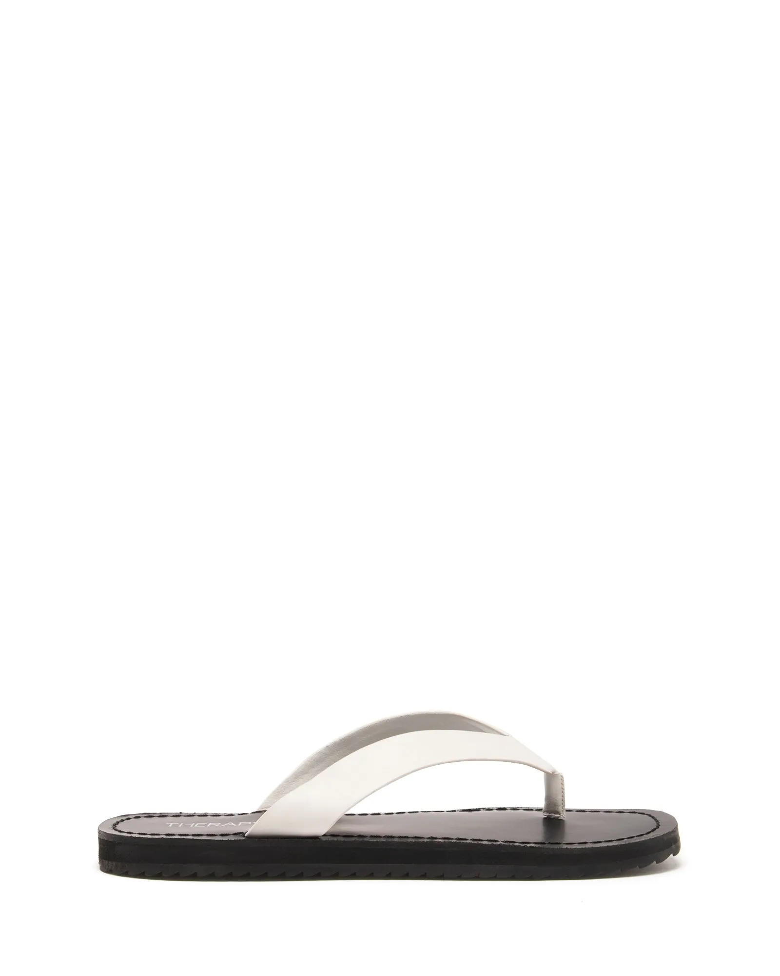 Undone Thong Sandal White