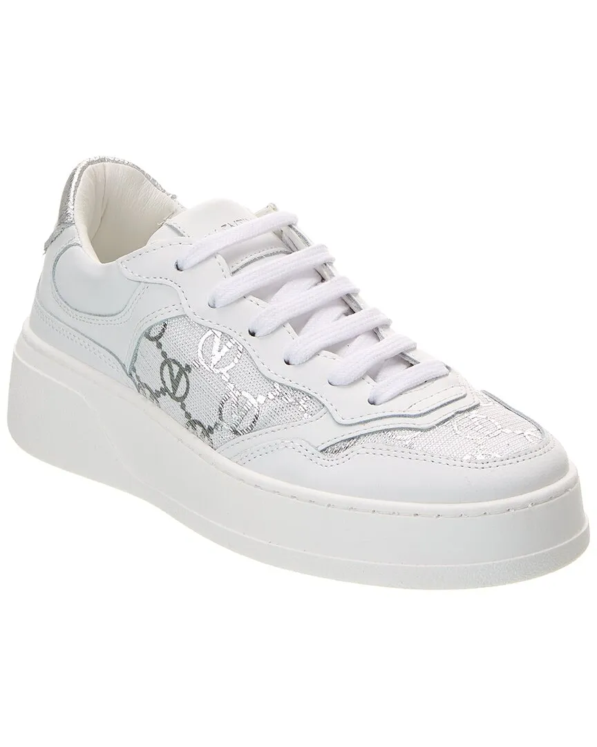 Valentino by Mario Valentino Minerva Leather Sneaker