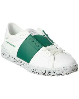 Valentino Open For A Change Leather Sneaker