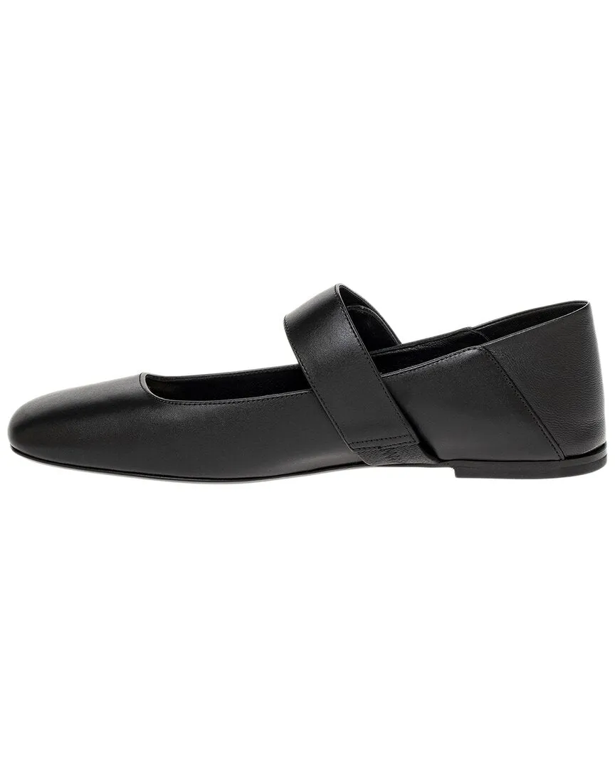 Valentino VLogo Leather Ballerina Flat