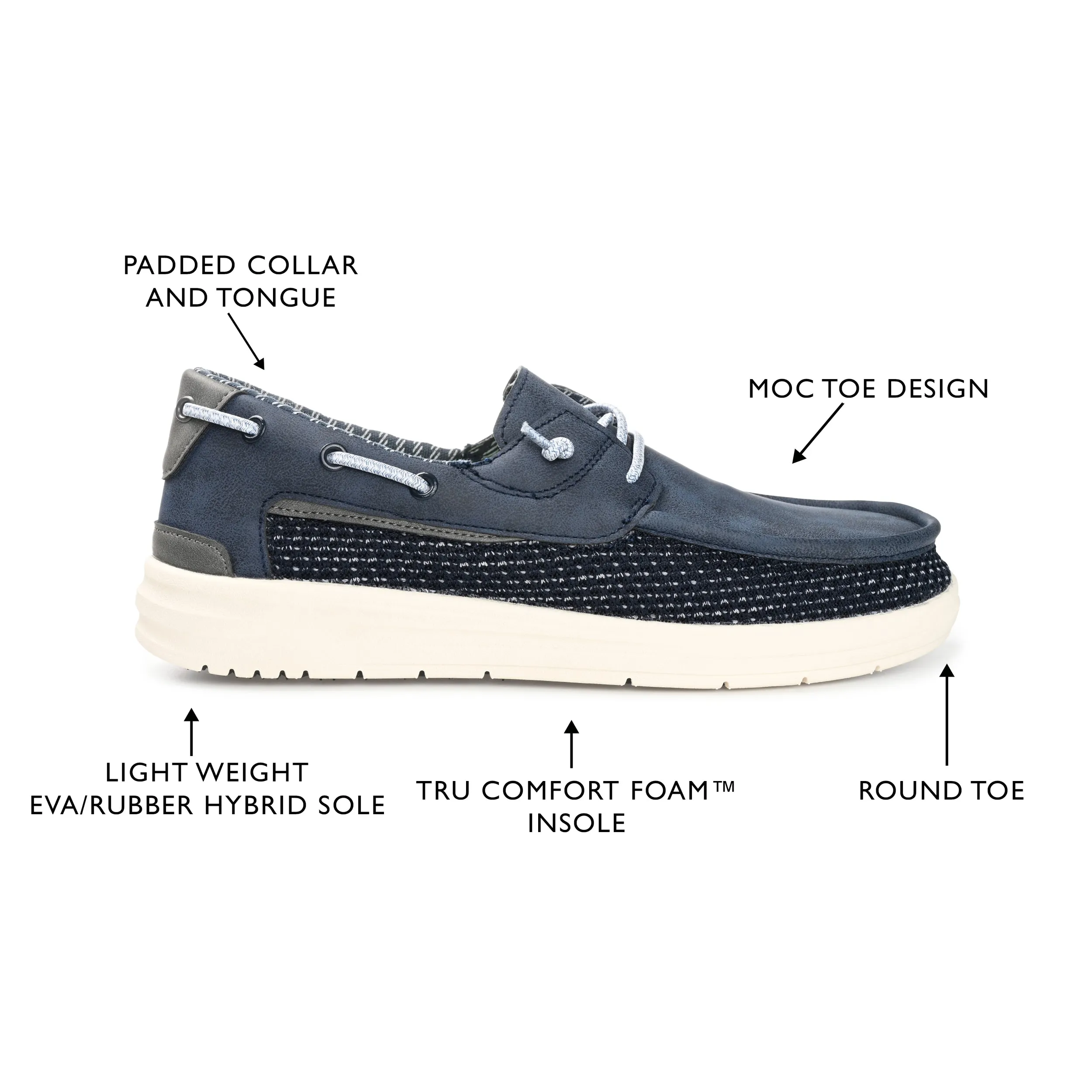 Vance Co. Carlton Casual Slip-on Sneaker