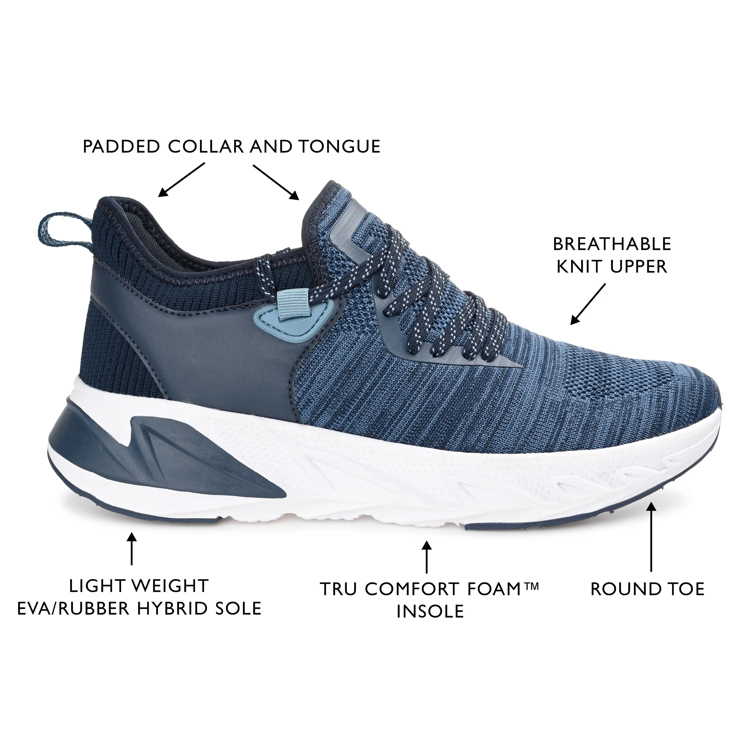 Vance Co. Gibbs Knit Athleisure Sneaker