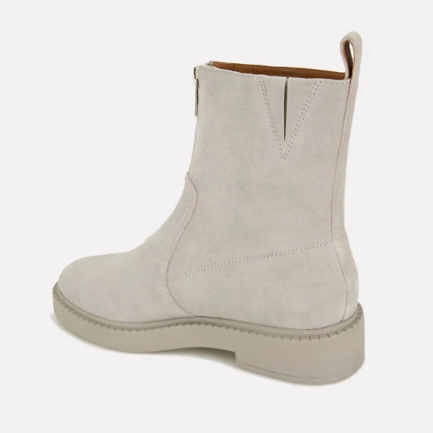 Vernon Suede Boot In Taupe