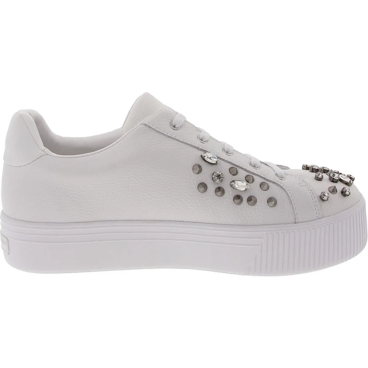 Vina Womens Pebbled Leather Casual And Fashion Sneakers