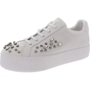 Vina Womens Pebbled Leather Casual And Fashion Sneakers