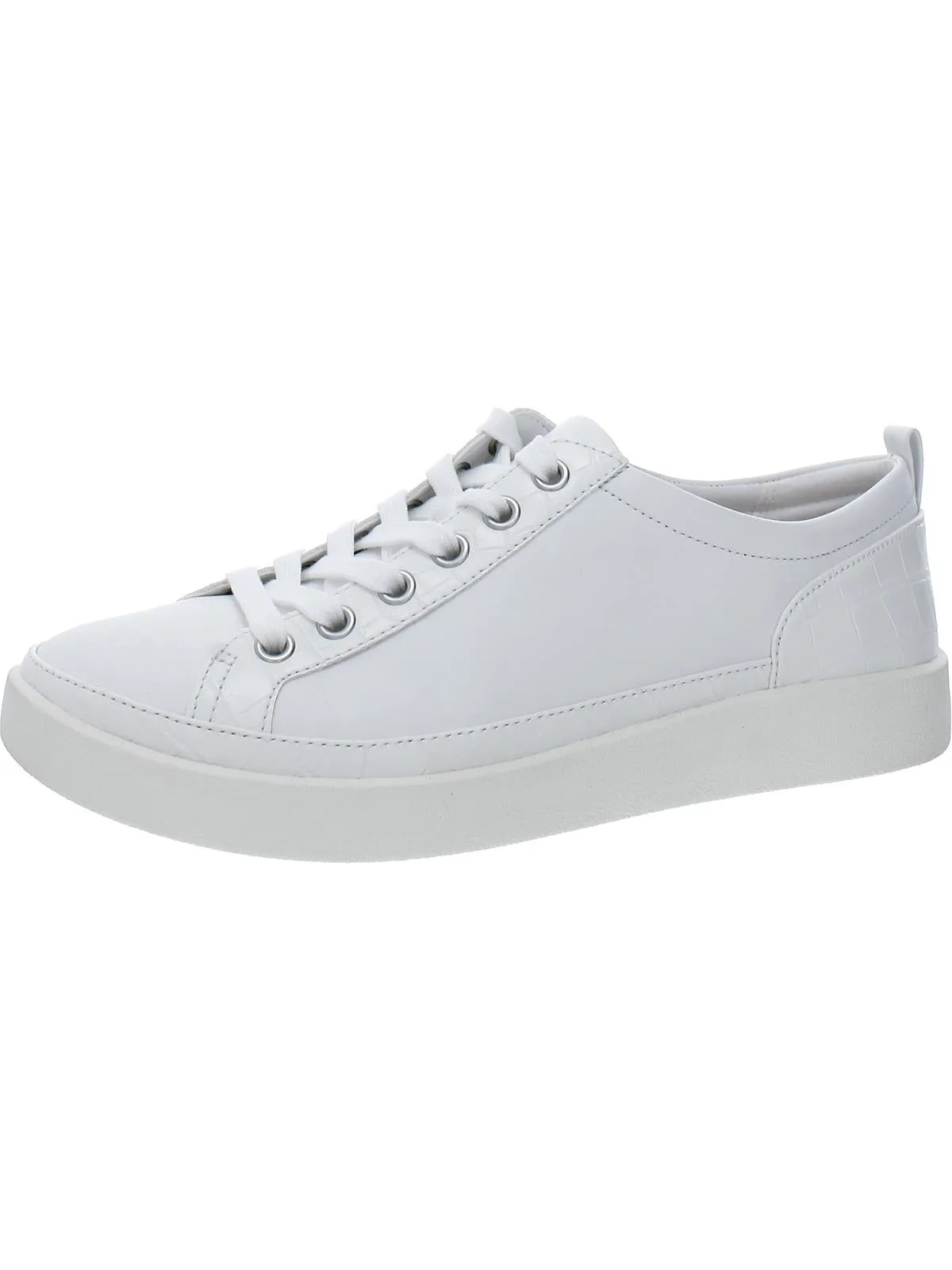 Winny Womens Leather Lace Up Casual and Fashion Sneakers
