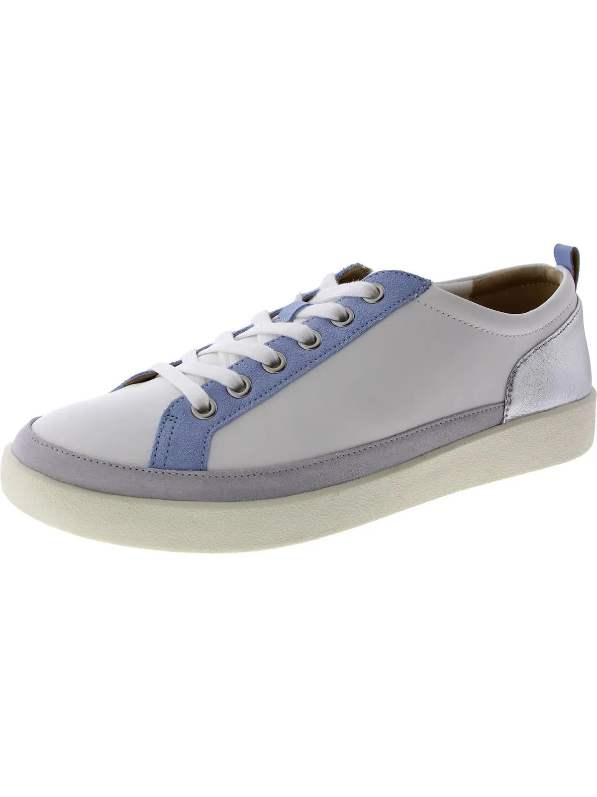 Winny Womens Leather Lace Up Casual and Fashion Sneakers