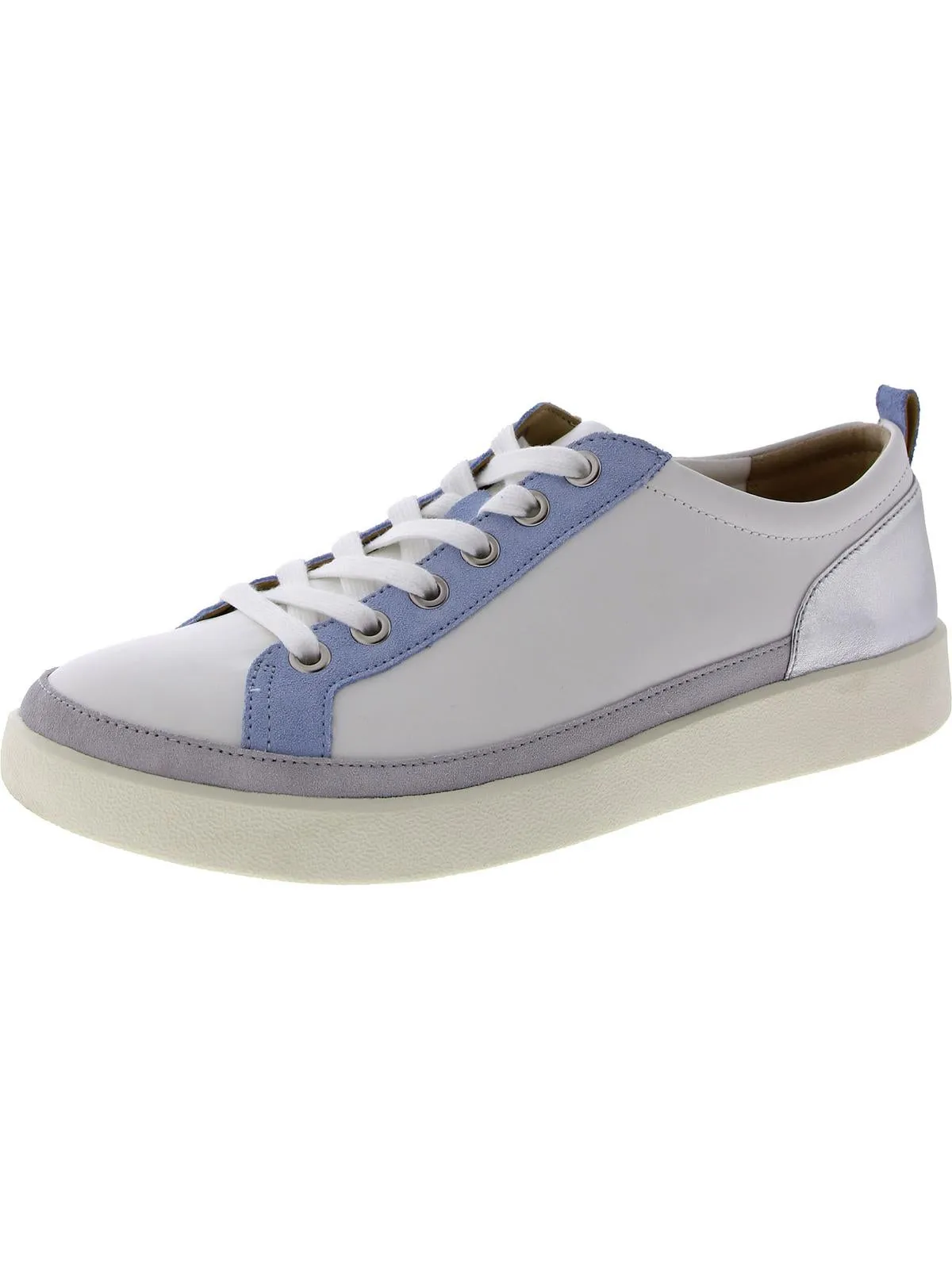 Winny Womens Leather Lace Up Casual and Fashion Sneakers