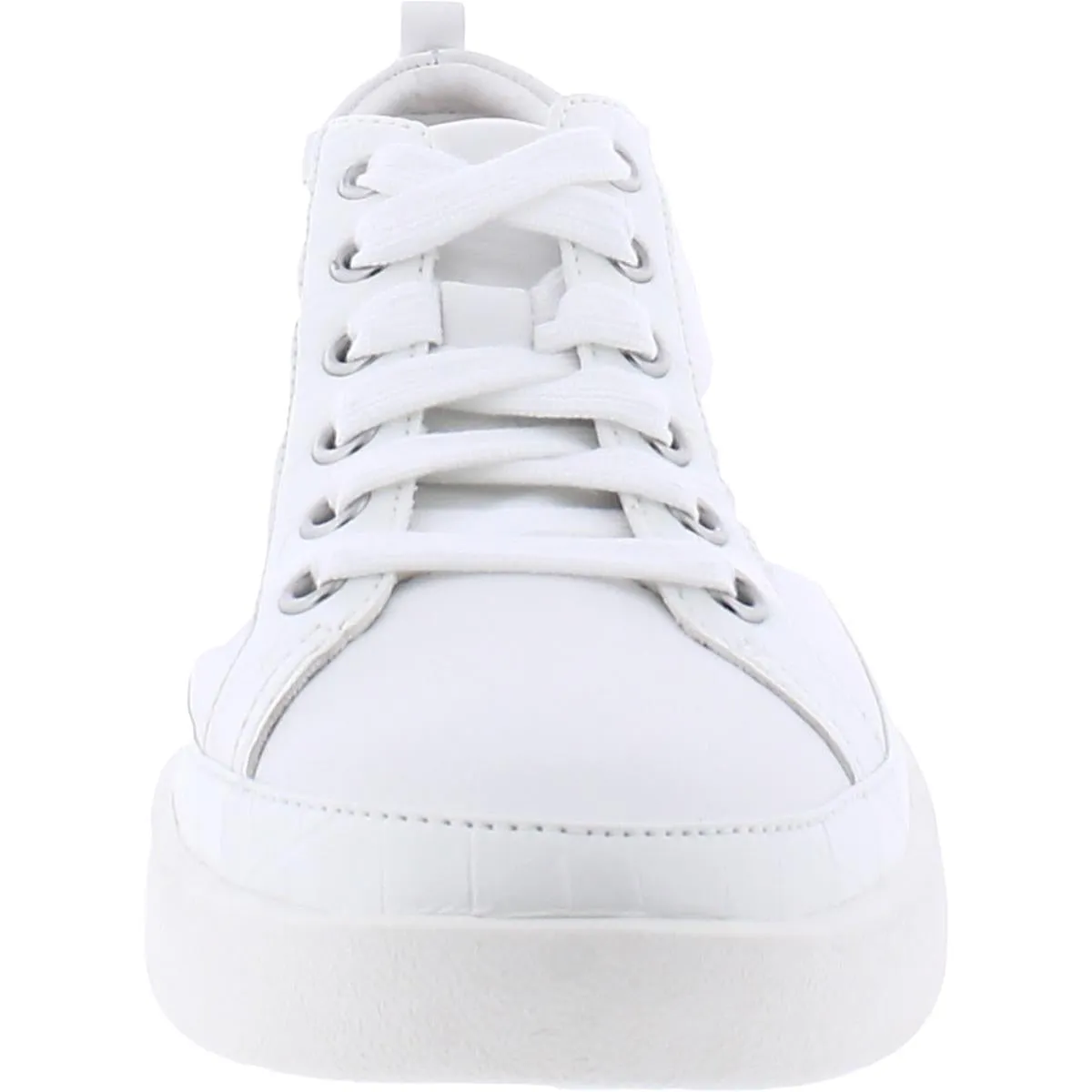 Winny Womens Leather Lace Up Casual and Fashion Sneakers