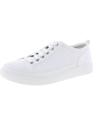 Winny Womens Leather Lace Up Casual and Fashion Sneakers