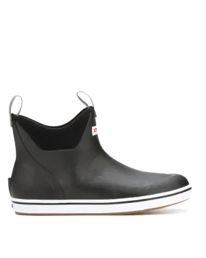 Women's 6" Ankle Deck Boots in Black