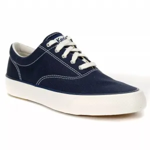 Women's Anchor Sneaker In Solid Navy