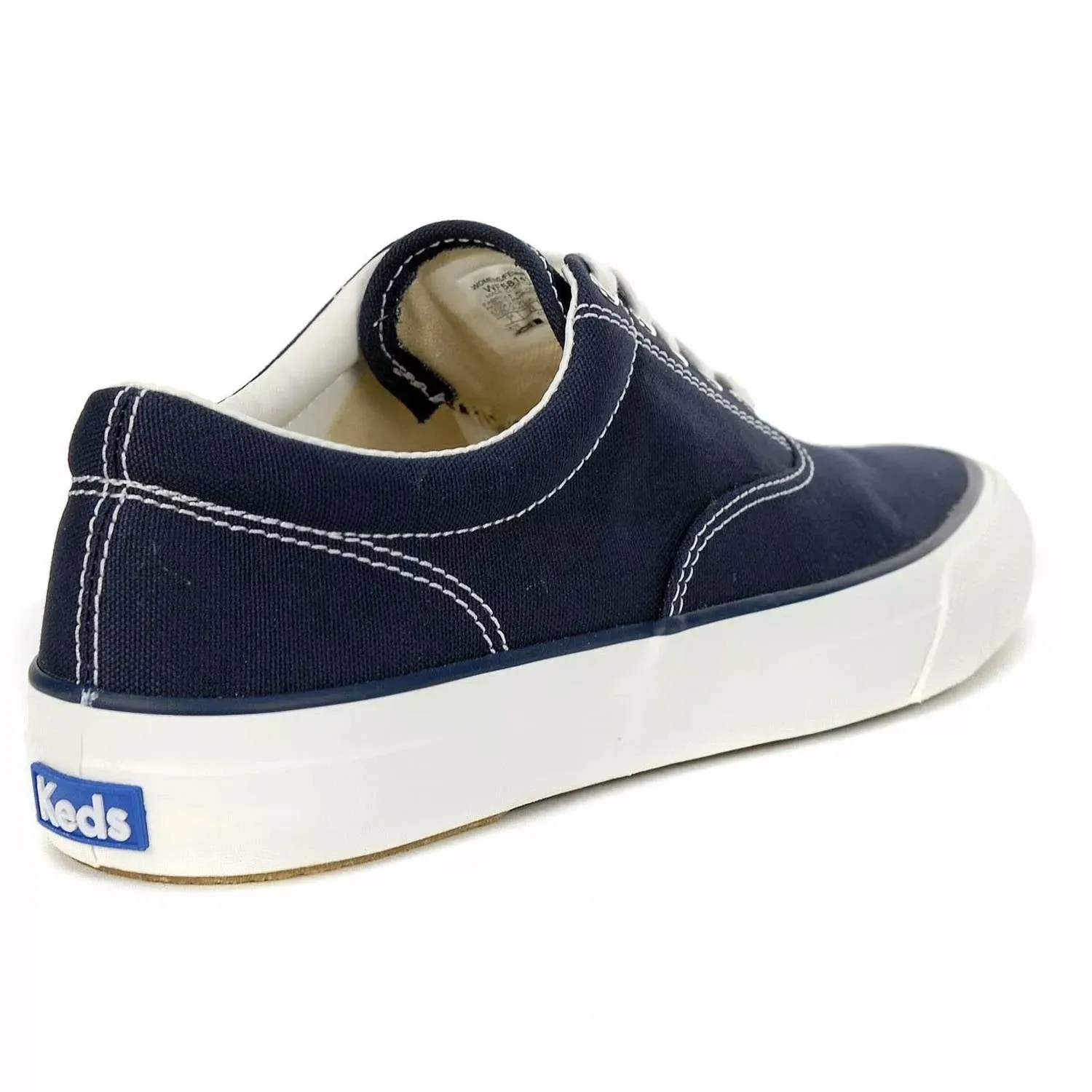 Women's Anchor Sneaker In Solid Navy