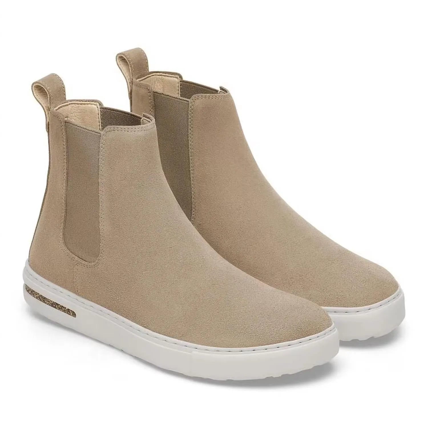 Women's Bend Chelsea Boots In Taupe Suede