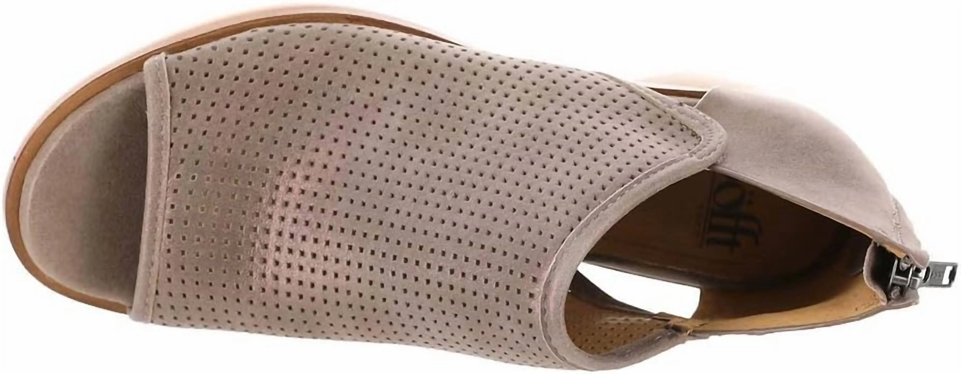 Women's Carleigh Open Toed Bootie In Coffee