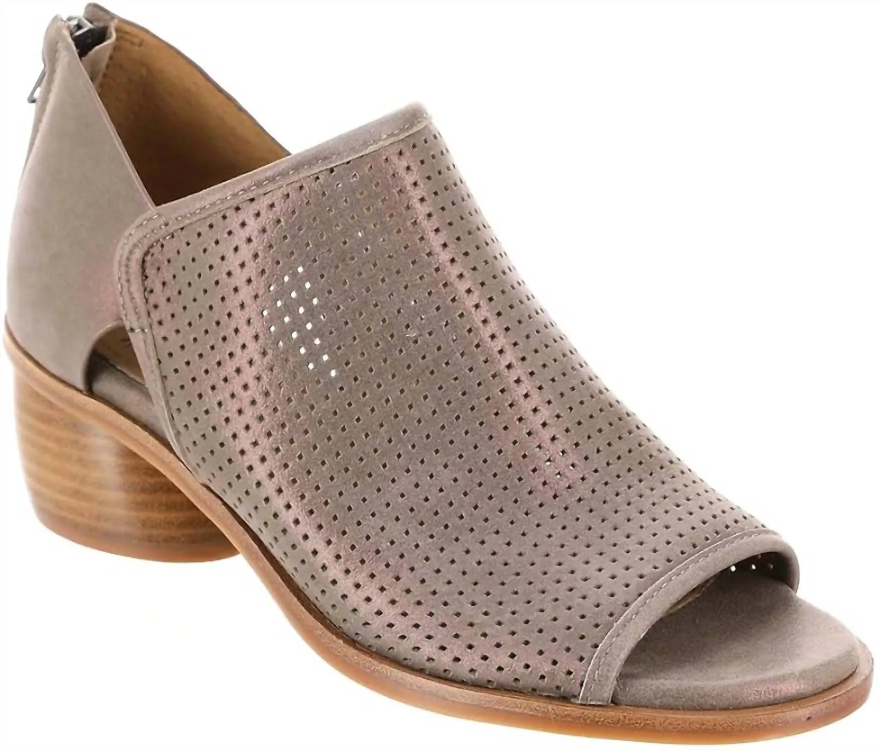 Women's Carleigh Open Toed Bootie In Coffee