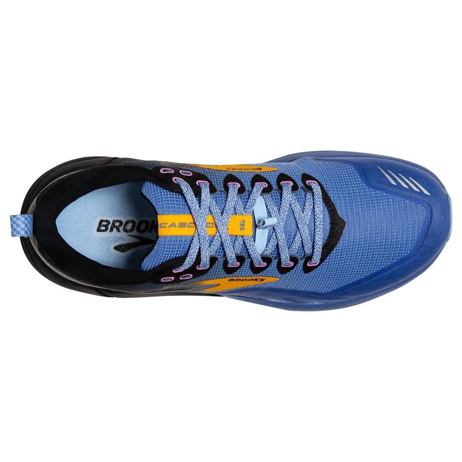 Women's Cascadia 16 Running Shoes In Blue/black/yellow