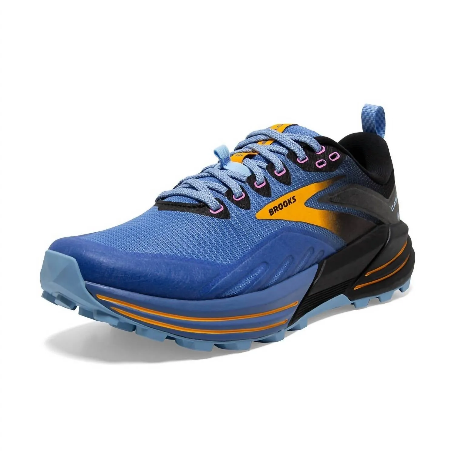 Women's Cascadia 16 Running Shoes In Blue/black/yellow