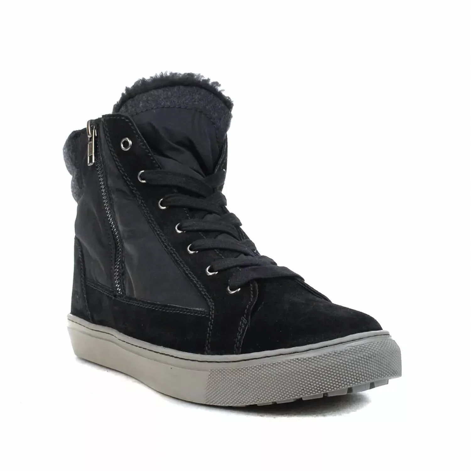 Women's Dax Waterproof High Sneaker In Black