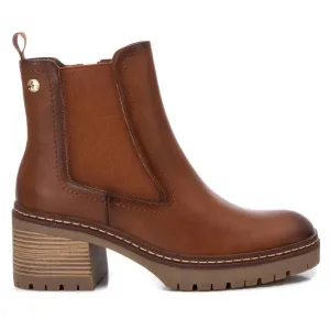 Women's Faux Leather Booties In Camel