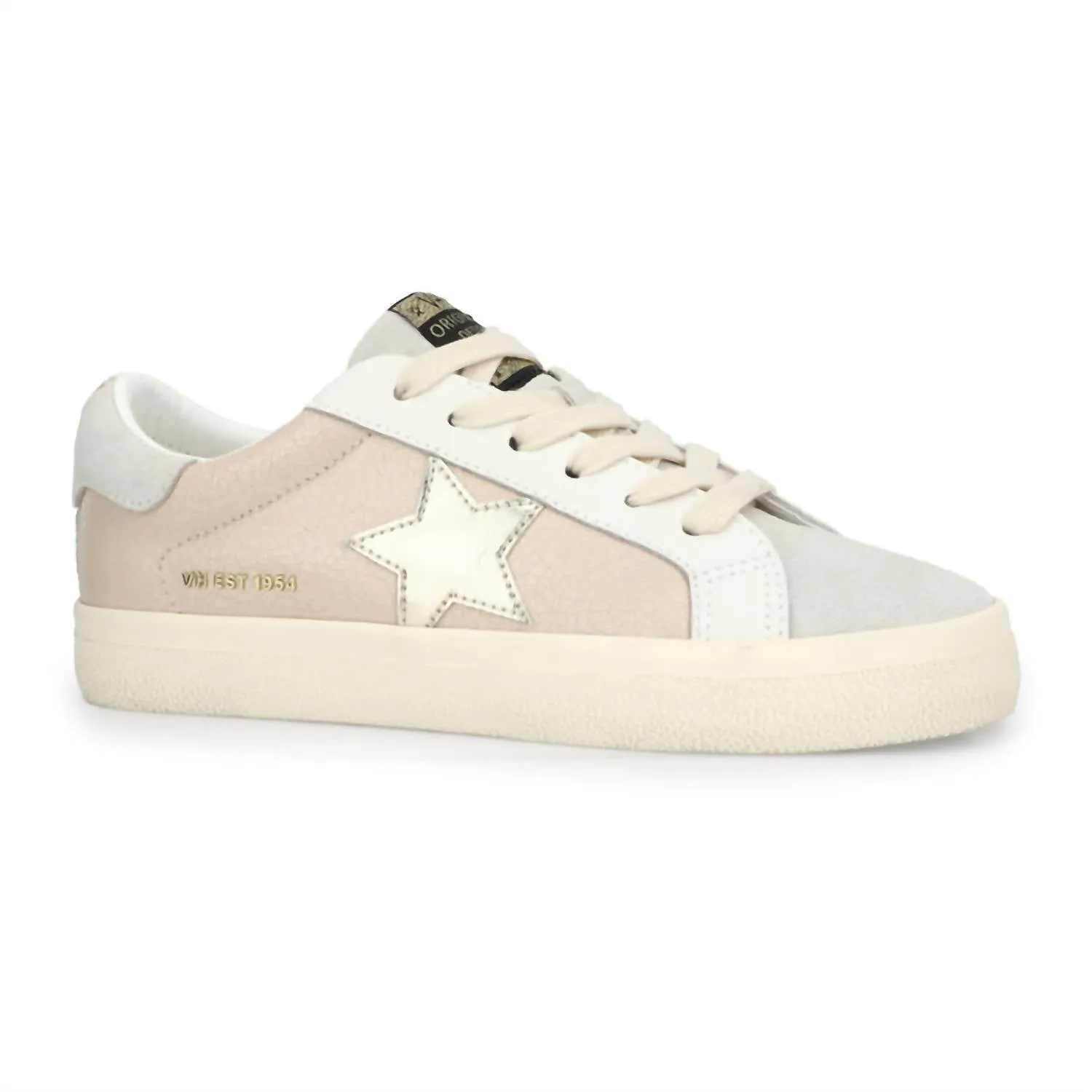Women's Flair 30 Sneakers In Taupe Cracked Leather