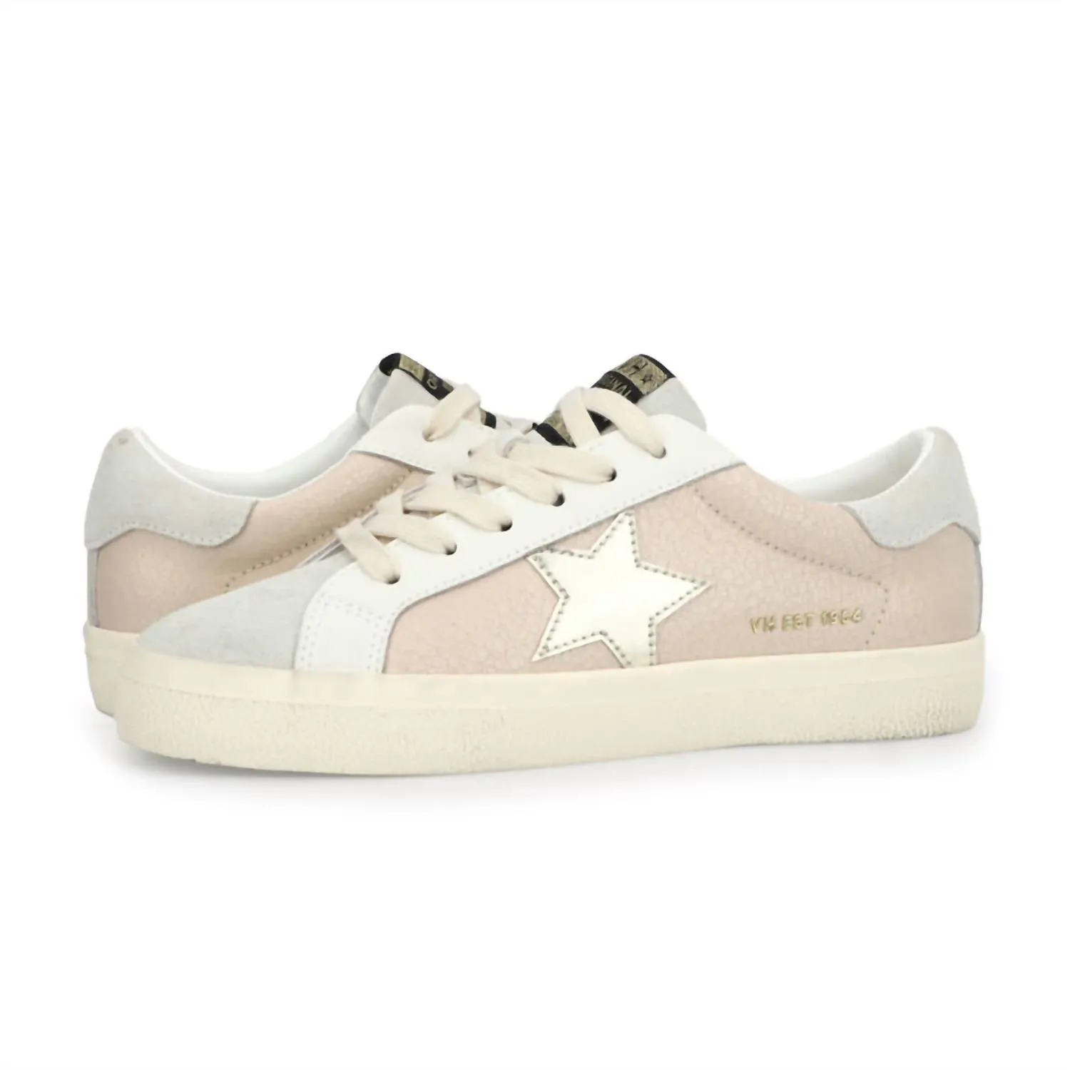 Women's Flair 30 Sneakers In Taupe Cracked Leather
