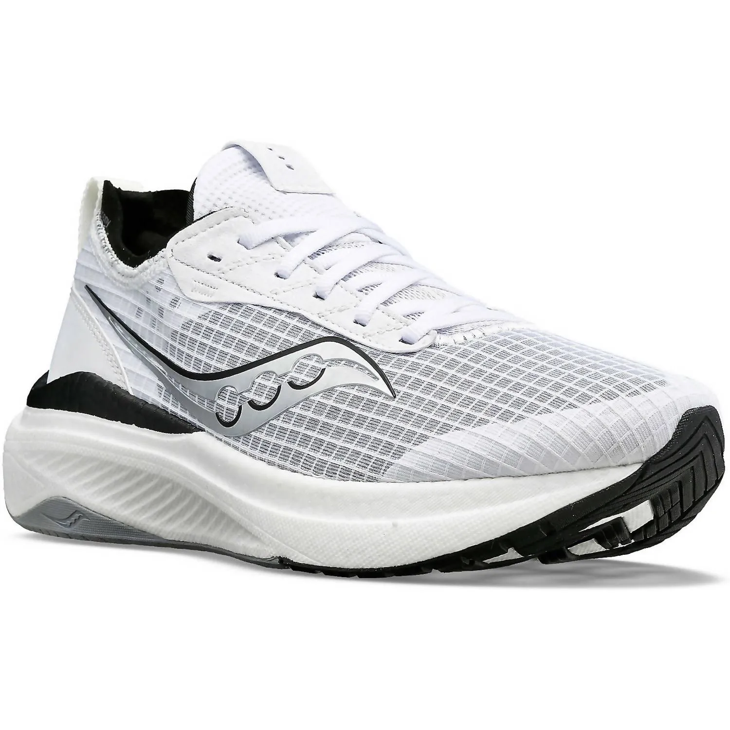 Women's Freedom Crossport Running Shoes - B/medium Width In White/black
