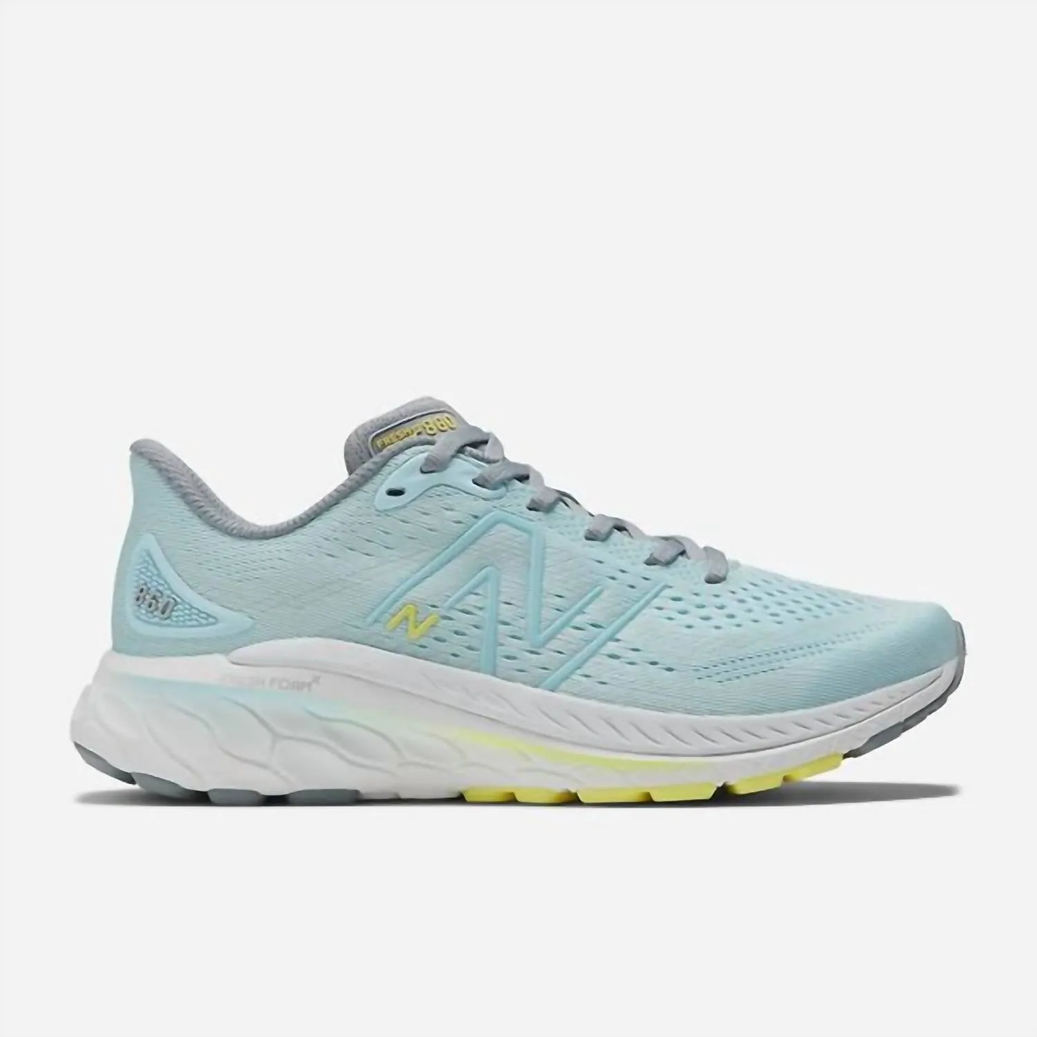 Women's Fresh Foam X 860V13 Shoes Wide Width In Blue/steel/cosmic Pineapple